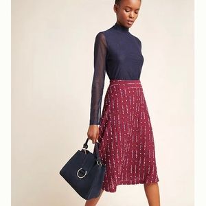 Anthropologie wear anywhere Maeve circle skirt
